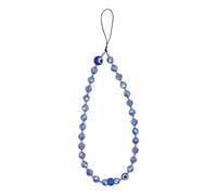 Garneck Cordón para Celular Cuentas de Cristal y Ojo Turco Cadena para Móvil de 32 CM Colgante Antipérdida para Smartphone Accesorio Ligero y Decorativo para Uso Diario