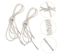 Garneck Cordones de Cristal con Rhinestones Brillantes para Zapatillas Botas y Zapatos Casual Cordones de Diamantes de Imitación DIY para Decoración y Estilo Personalizado