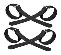 Garneck Correas Antideslizantes para Crampones de Hielo, Nylon Ajustable, 4 Piezas, Unisex para Senderismo y Montaña, Compatibles Botas y Zapatillas, Diseño Ligero y Resistente