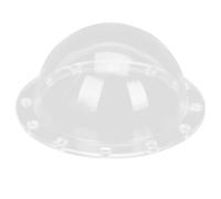 Garneck Cubierta Protectora de Acrílico en Forma de Semiesfera para Exhibir Objetos Pequeños Fijación de Tornillo de Pared, Adecuado para Estantes y Mesas