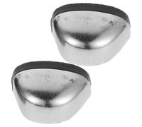 Garneck Cubrepuntas de Seguridad con Puntera de Hierro Reforzada y Tira Adhesiva Talla 42 para Botas de Trabajo Industrial Protectores de Dedos Resistentes para Entorno Laboral de Alto