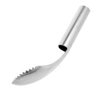 Garneck Cuchara Corer Manual de Calabaza Acero Inoxidable con Bordes Dentados para Núcleo y Pulpa Vaciador Compacto Multifuncional para Cocina y Huerto Herramienta Práctica para Calabazas