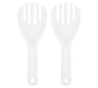 Garneck Cuchara de Arroz de Plástico Antiadherente 2 Piezas, Pala Resistente al Calor, Utensilio para Cocina Industrial y Restauración, Adecuado para Servir en Cafeterías y Comedores