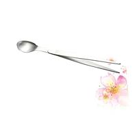 Garneck Cuchara de Cocina 304 Acero Inoxidable 20,5 Cm Mini Cuchara de Degustación Palillos Pinzas Integrados Chefs Uso Hotel Restaurante Hogar