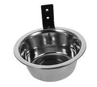 Garneck Cuenco Colgante para Mascotas De Acero Inoxidable Comedero Elevado Montado Pared para Perros y Gatos Diseño Multifuncional para Comida y Bebida