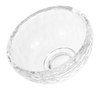 Garneck Cuenco para Mezclar Aceites Esenciales de Vidrio Transparente, 8 Cm, Recipiente Pequeño para Facial y Spa, Tazón Compacto para Salón de Belleza y Cuidado Personal