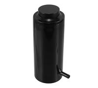 Garneck Depósito de Expansión de Refrigerante para Coche Aluminio Negro Capacidad 800 Ml Botella de Expansión del Radiador Sistema de Refrigeración Automotriz Accesorio para Motor