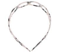 Garneck Diadema Antideslizante de Acetato Diseño Geométrico Vintage Estilo Carey Azul Accesorio Cabello Ligero y Decorativo Adecuado para Ducha Deporte y Uso Diario