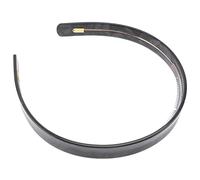 Garneck Diadema Cabello Antideslizante Dientes, 1 Unidad, Tamaño Ancho, Diseño De Acetato Color Carbón, Adecuado Para Lavar La Cara y Uso Diario Casa