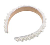 Garneck Diadema de Boda de Perlas Artificiales en Color Marfil, Accesorios Cabello de Novia Hechos a Mano, Elegante Estilo Francés para Bodas y Sesiones de Fotos