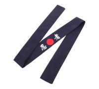 Garneck Diadema de Chef Japonesa Ancha Pañuelo Ninja Cabeza Disfraz de Chef de Sushi Accesorio de Disfraz de Ninja Diadema Japonesa para Entrenamiento de Karate