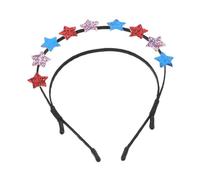 Garneck Diadema De Del Día Independencia Accesorios Cabello Estrellas Brillantes Diadema Patrióticas Para Fiesta Para Celebraciones Festivas