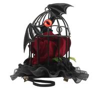 Garneck Diadema Gótica Jaula De Pájaro y Murciélago Para Disfraz De Halloween Carnaval y Cosplay Accesorios Para Fotos y Festivales