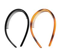 Garneck Diademas Antideslizantes para Mujer y Niña, 2 Piezas de Plástico, Diseño Elegante y Uso Duradero Cabello en Uso Diario y Fiestas