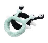 Garneck Diademas De Spa Suaves Para Maquillaje y Cuidado Facial 2 Piezas Talla Única Mujer y Niña Uso Diario Elásticas Negro y Verde