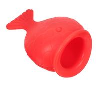 Garneck Dispositivo de Silicona para Aumentar Volumen Labios Potenciador de Labios Forma de Pez Rojo Herramienta Succión Portátil para Belleza Femenina