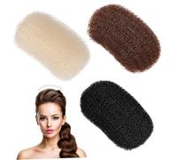 Garneck Elegante y Encantador Cabello Volumen Clip 3 Piezas Set Volumen-Haarvergrößerungspolster Haarlifter Haarlifter Haarpolster-tool para las Mujeres