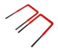 Garneck Escalera para Pozo de Agua 2 Unidades Plastico y Acero al Carbono 12x150x250 Cm Resistente Anticorrosión Peldaños Robustos Multifuncional para Inspección y Mantenimiento