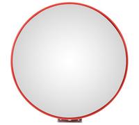 Garneck Espejo Convexo de Tráfico Naranja de Abs para Tiendas y Supermercados Lente Gran Angular Que Reduce Puntos Ciegos y Mejora la Visibilidad en Esquinas