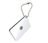 Garneck Espejo Reflector de Señales Espejo de Señales de Emergencia de Acrílico Plata para Supervivencia, Camping y Rescate al Aire Libre