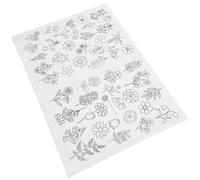 Garneck Estabilizador de Bordado Soluble en Agua Papel Fácil de Usar y Cortar Tamaño para Costura a Mano y Máquina Portátil 1 Hoja para Hacer Ropa y Logos