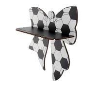 Garneck Estantes De Pared Colgantes Forma De Lazo Estantería Flotante De Madera para Dormitorio Hogar Infantil Soporte para Flores y Plantas para Decoración De Guardería y