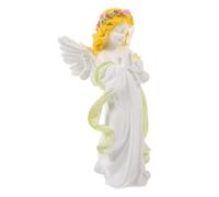 Garneck Estatua De Ángel Rezando De Resina para Escritorio Figura Coleccionable Decoración del Hogar