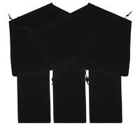 Garneck Estuche de Viaje para Herramientas Cabello de Terciopelo, 5 Unidades, Bolsa para Rizador y Plancha de Pelo 12x38,5 Cm, Funda Portátil para Uso en Viajes y Actividades al Aire