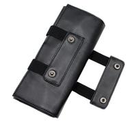 Garneck Estuche Organizador para Tijeras de Peluquería en Piel Sintética PU Color Negro Compacto y Ligero para Viaje Bolsa Práctica para Herramientas de Barbería y Cuidado del Cabello