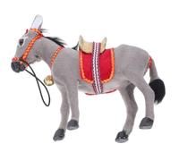 Garneck Figurita de Burro Miniatura de Plástico Realista Modelo Decorativo Interactivo para Aprendizaje Infantil y Exhibiciones Educativas Resistente y Didáctico para Color Aleatorio