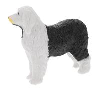 Garneck Figurita Realista De De Animales Simulados Decoración para Hogar para Amantes De Animales Estatua De Perro