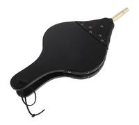 Garneck Fuelle para Chimenea Manual de Madera Tubo Dorado, Soplador Portátil para Estufa de Leña y Barbacoa, Soplador de Fuego para Interiores y Exteriores, Herramienta para Fogatas,