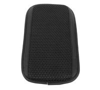 Garneck Funda Acolchada para Reposabrazos de Coche PU E Ice Silk Negro | Cojín Protector la Caja Central, Circulación Óptima, Reduce Presión en Brazos, Espacio Extra, Uso Año