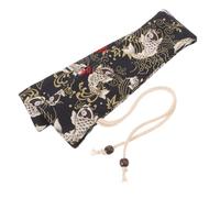 Garneck Funda Para Baquetas De Batería De Algodón Doble Capa, Bolsa Portátil Para 2-3 Pares, Diseño Colorido Patrón De Koi, Soporte Ligero y Resistente Para Uso Viajes y Exteriores