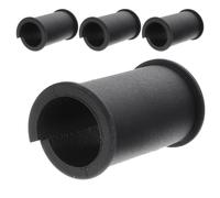 Garneck Funda Protectora de Goma Antivibración para Micrófono 4 Piezas Junta Antirruido para Mini Micrófono Espaciador para Soporte Adecuado para Grabación en Estudio y Entrevistas en