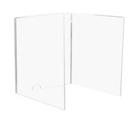 Garneck Funda Protectora Transparente para Báscula de Laboratorio 200x200x200mm, Acrílico 3mm a Prueba de Viento y Polvo, Escudo Cortavientos para Básculas Digitales Cocina