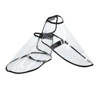 Garneck Fundas para Mantener PVC Peluquería Transparentes el Zapatos de Antideslizantes Fáciles de Usar y Prácticas Quebrado, Ideales Cabello para Peluqueros Profesionales
