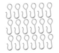 Garneck Ganchos de Fijación en S 60 Unidades Metal Resistentes 23 Mm Uso Automotor para Fundas de Asiento de Coche para Respaldo Vehículo Accesorios Interiores