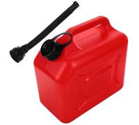 Garneck Garrafa de Gasolina Portátil de 5l para Suv y Atv, Tanque de Gas de Polietileno Rojo, Ligera y Fácil de Transportar para Necesidades de Recarga Pequeñas