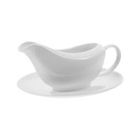 Garneck Gravy Sauce Boat de con Plato Salsera para Salsas Calientes y Frías para Aderezos Salsa de Tomate y Queso Fácil de Limpiar y Uso Seguro