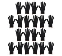 Garneck Guantes Antipolvo para Rotulación de Vehículos Reutilizables Finos y Transpirables Color Negro 10 Pares para Aplicación de Vinilo y Protección de Carrocería Trabajos