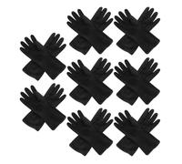 Garneck Guantes de Látex Pequeños Negros para Teñir el Cabello 8 Pares Reutilizables Antideslizantes Protección Química para Peluquería y Cuidado Capilar Profesional