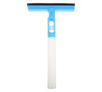 Garneck Herramienta Limpiadora de Ventanas para Coche Rociador Incorporado, Cepillo Multiusos y Raspador de Agua, Color Azul, Limpiacristales Práctico para Limpieza Exterior Automotor