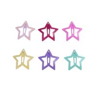 Garneck Horquillas De Estrellas 12 Unidades Clips Para El Cabello Para Bebés y Adolescentes Accesorios De Laca