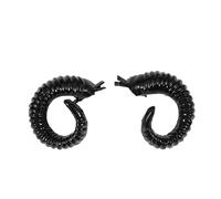 Garneck Horquillas Pelo Cuernos De Oveja Negros Accesorios Cosplay Halloween Fiesta Disfraces Unisex Elegante Accesorio Ligero Durable