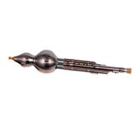 Garneck Instrumento de Calabaza Chino Acabado Pulido, Flauta de Cucurbitáceas para Interpretación Orquestal, Embalaje en Caja de Cuero, Adecuado para Aprendizaje Musical Estilo