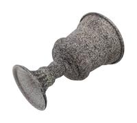 Garneck Jarrón Decorativo Vintage de Metal Alta Urna Desgastada para Flores de Boda para Porche Jardín y Decoración Clásica Rústica