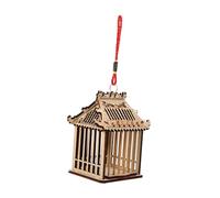 Garneck Jaula Pequeña de Madera para Grillos Diseño Liviano y Portátil Adecuado para Exploración al Aire Libre y Crianza de Mascotas Pequeñas