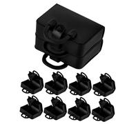 Garneck Juego De 10 Piezas Bolso de casa de muñecas Bolsa de Juguete Mini Accesorios Bolso de Mano Juguete de Mochila portadora Accesorios Deportivos para casa de muñecas el plastico Black