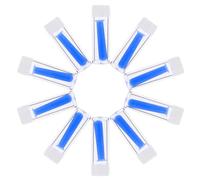 Garneck Juego de 10 Piezas de Herramienta Removedora de Silicona para Lentes de Contacto Blandas y Duras Ventosas Suaves Azules Extractor Portátil para Quitar Lentes de Contacto